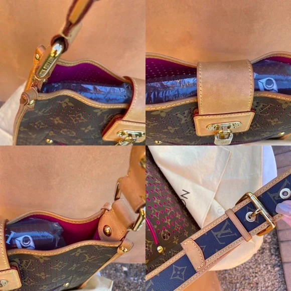 SOLD Louis Vuitton Monogram Perforated Monogram Musette Bag - Picture 7 of 13